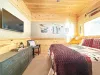 Imagine a cozy cabin bedroom that instantly makes you want to curl up and stay awhile.