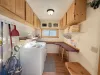 Downstairs a laundry room with a washer and dryer is located for you to use. Laundry soap is provided.