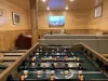 Futon table for fun competition during your stay.