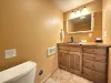 Basement half bathroom