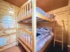 Basement bedroom with full size bunk