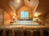 Master Bedroom with a King size bed.