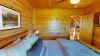 Bedroom #1 located on the main floor with a Queen size bed.