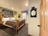 The master bedroom is located on the main level.