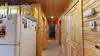 Hallway to access the laundry room, bedroom, bathroom, and entrance.