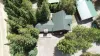Aerial view of the cabin