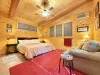 Master bedroom is equipped with a King size bed.