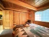 Bedroom #1 located on the main level with a Queen size bed.