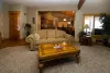 Entry way to living room & kitchen.