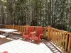 Enjoy the beautiful view around the cabin.