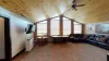 This cabin offers lots of natural lighting to illuminate the rooms.