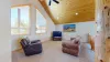 Upstairs loft with smart tv.