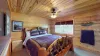 Relax in the master bedroom after a long day.