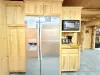 This kitchen has everything you will need just bring your food.