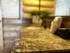 This vanity mixes rustic charm and modern like feel to give you the feeling of home.