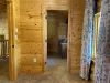 This small corner of the loft gives access to the upstairs bathroom and a small window to enjoy the beautiful landscape outside.