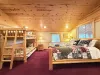 King bed and Twin bunk bed in the master bedroom.