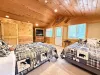 Second private bedroom with tv and balcony.