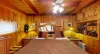 Bedroom on the main floor with a King bed.