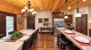 The kitchen and dining area flow seamlessly together. Perfect if you are planning on hosting a big meal during your stay.