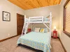 3rd Bedroom located downstairs with 1 Twin over Queen bunk bed.