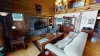 Relax by the wood burning fireplace all season long.