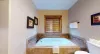 Ensuite bathroom with soaking tub to relax after a day outdoors.