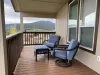 Outdoor seating on the patio.