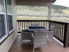 Table seats up to 4 people.