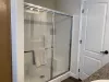 Photo of the standing shower.