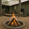 Enjoy the fire pit at night.