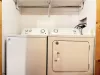 Full size washer and dryer are available for your use, laundry soap is provided.