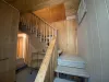 Access to the upstairs loft from the stairs.