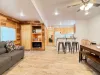 Open layout. Plenty of room for 7 guests.