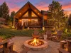 Sit around the fire pit on a cool summer evening.