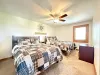 Spacious room with lots of light.