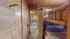 Bedroom #6 with a bunkbed with a Twin on top and Double on bottom.