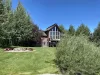 Back view of the cabin.