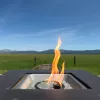Seating is provided around the firepit to spend some quality time with each other.
