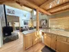 A open kitchen and living room to relax during your stay.