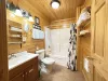 Store your belongings on the shelves and under the sink during your stay.
