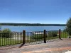 Cabin is located right on the water.