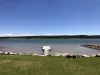 Private boat dock to enjoy the water during the summer months.