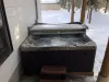 Winchester lodge comes equipped with a hot tub perfect for those cold days.