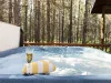 Relax and enjoy the hot tub.
