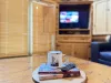 Hang out in the living room and watch Dish Network or smart tv for your streaming needs