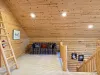 Lots of seating to relax in the cabin after a long day outdoors.