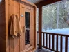 A sauna is located on the deck for guests to use. Please follow instructions for use.