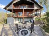Firepit located outside, make sure to bring your own firewood.