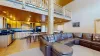 Open living room and kitchen to relax during your stay.